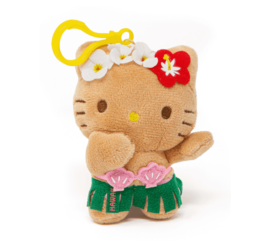 Sanrio Hawaii Limited Hello Kitty® Plush 4" Strap - Hula Kiss