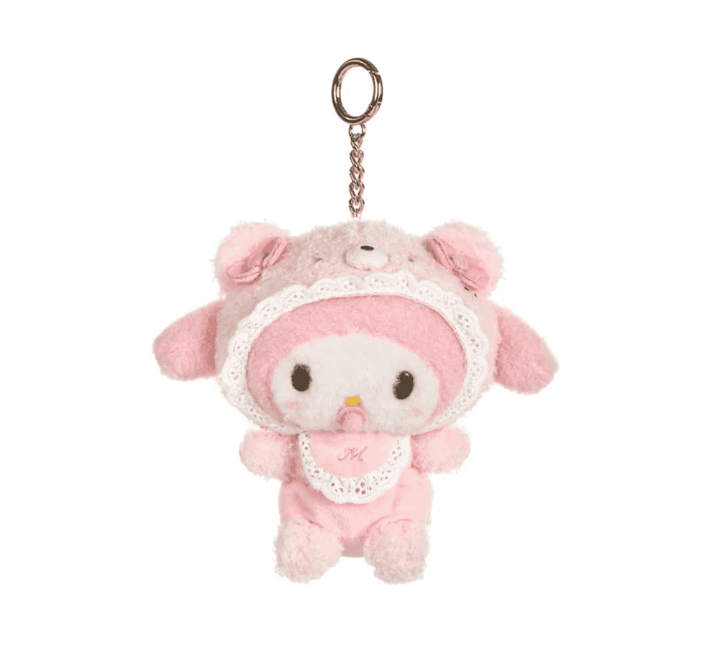 Sanrio MyMelody Baby Latte Series Plush keychain