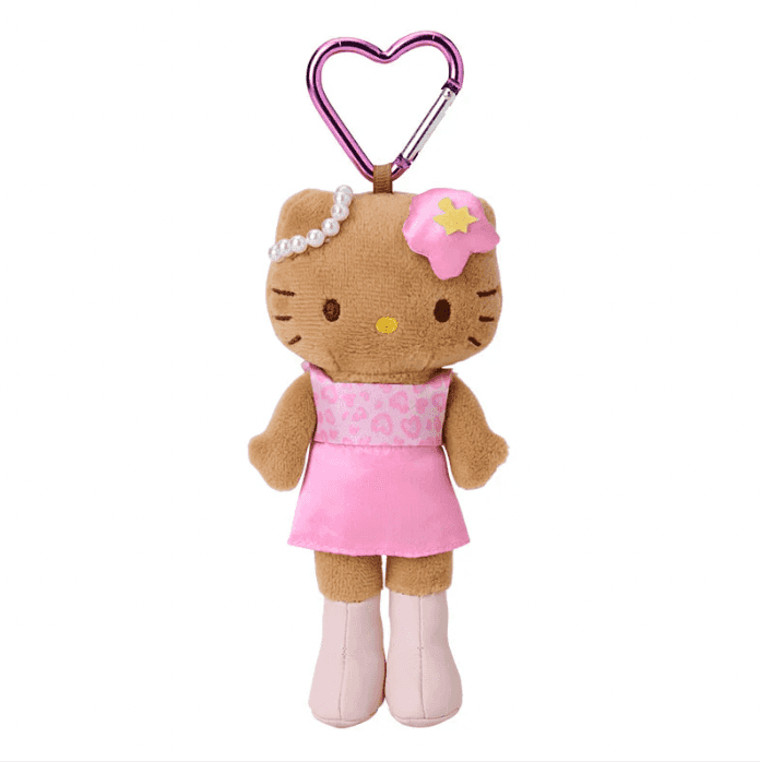 Thumbnail of Sanrio NIC Hello Kitty Style Up Plush Keychain - Sunburn Pink Ver.