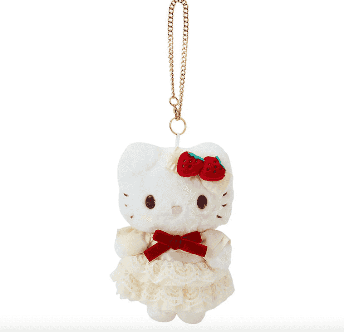 Sanrio Hello Kitty White Chocolate Strawberry Bag Charm