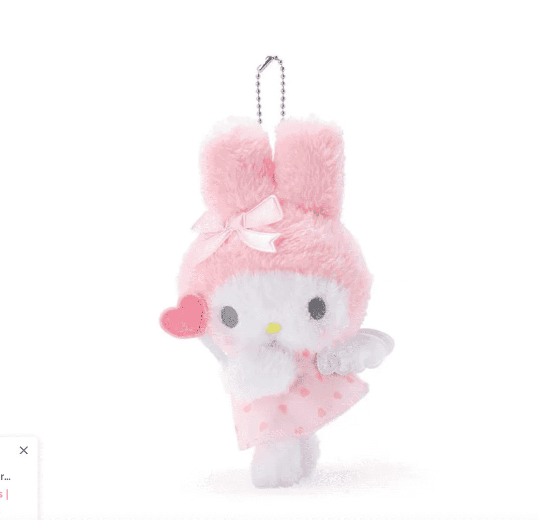 Sanrio MyMelody Angel Series Girly Heart Plush Pendant
