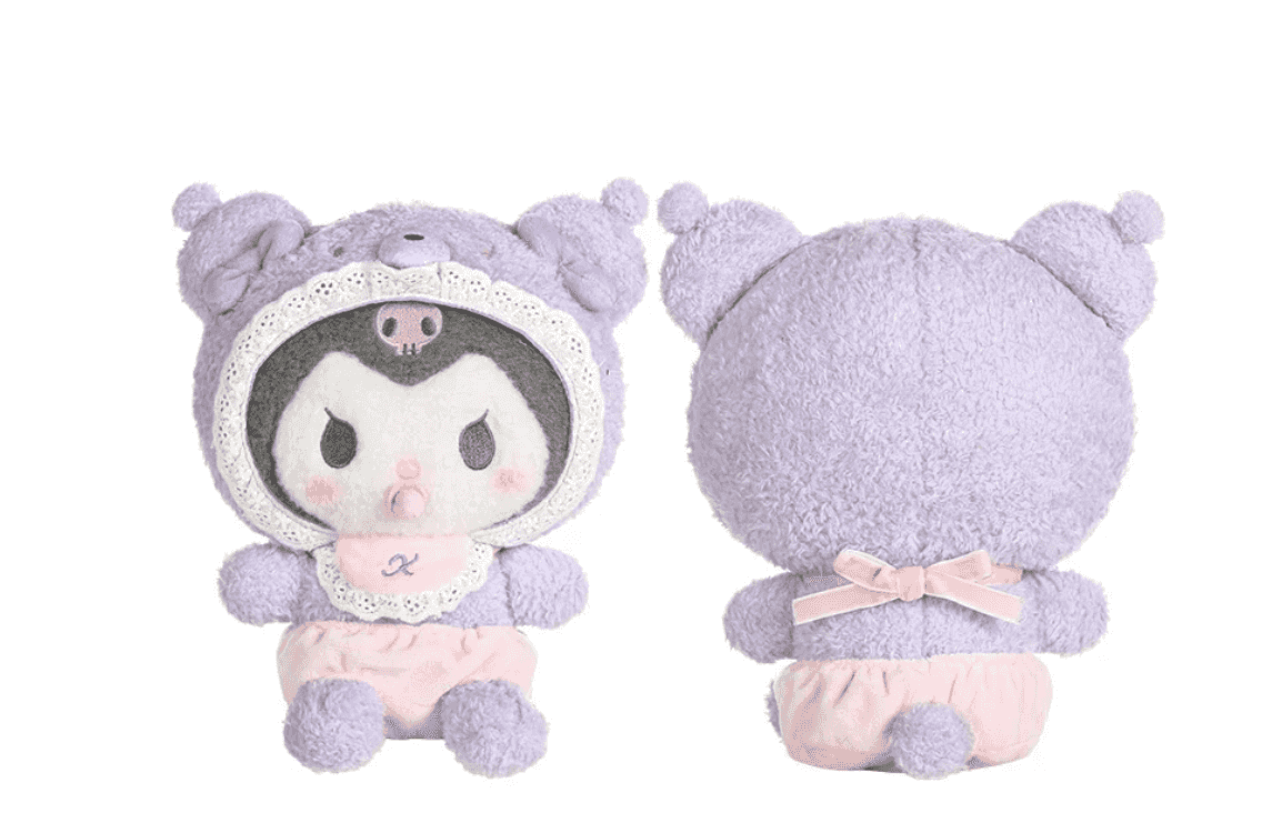 Thumbnail of Sanrio Kuromi Baby Latte Series Plush keychain