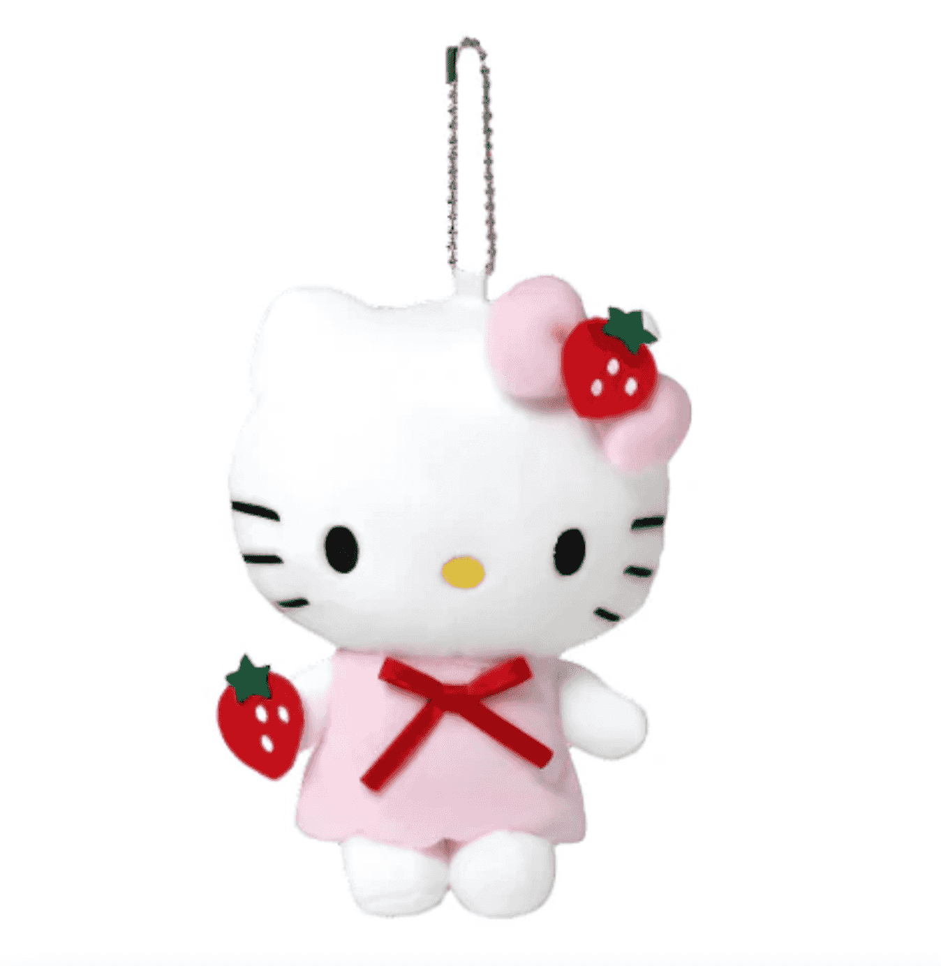  SANRIO x Avail Hello Kitty Strawberry Dress Keychain 