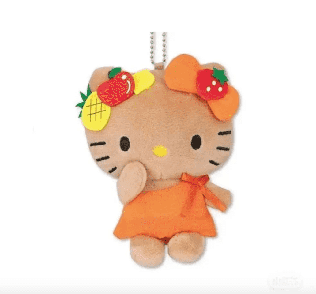 SANRIO x Avail Hello Kitty 50th Anniversary Tanned Fruits Keychain