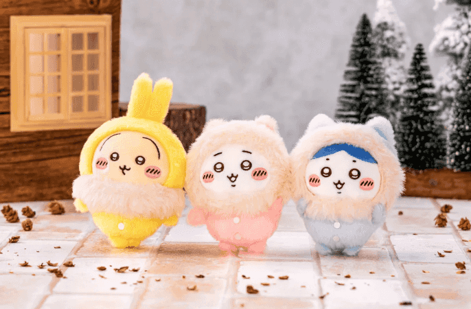 Thumbnail of Chiikawa Fluffy Pajama Mascot - Hachiware