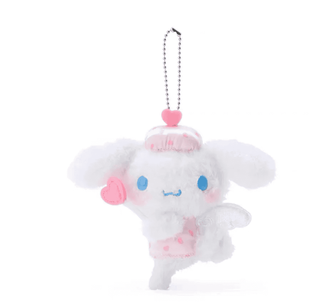 Sanrio Cinnamoroll Angel Series Girly Heart Plush Pendant