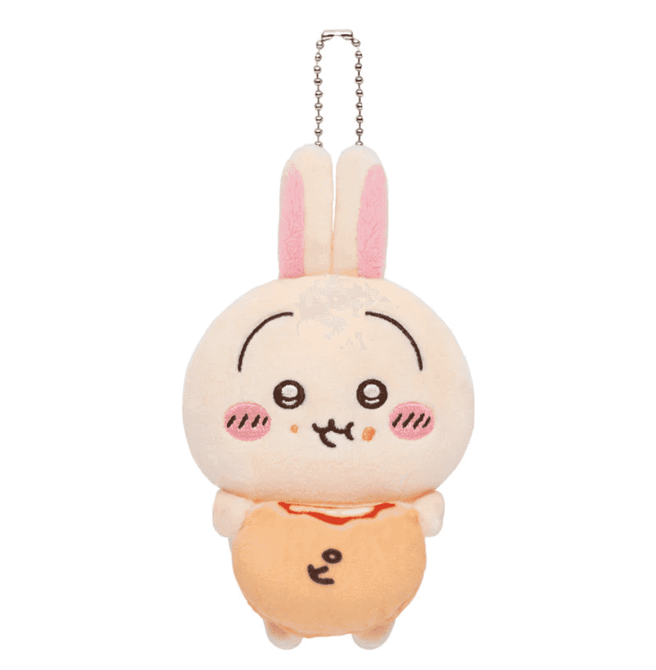 Chiikawa Market Chiikawa Lottery Chiikawa Usagi-Filled Lottery Prize D Mascot Holder - Pizza Bun