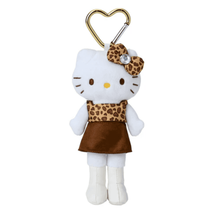 Thumbnail of Sanrio NIC | Hello Kitty Style Up Plush Keychain - Leopard Brown Ver.