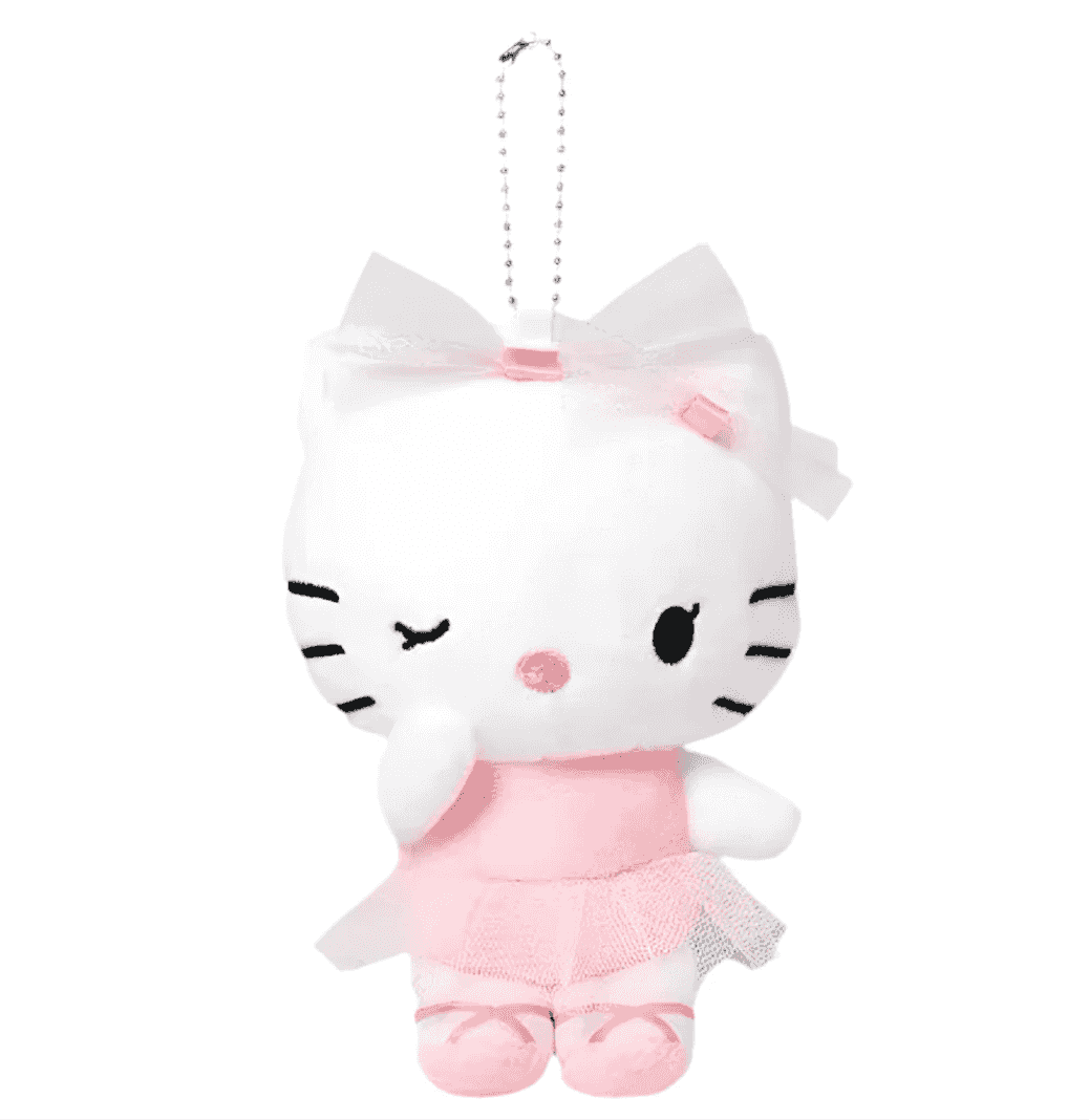 SANRIO x Avail Hello Kitty 50th Anniversary Ballet Dress Keychain