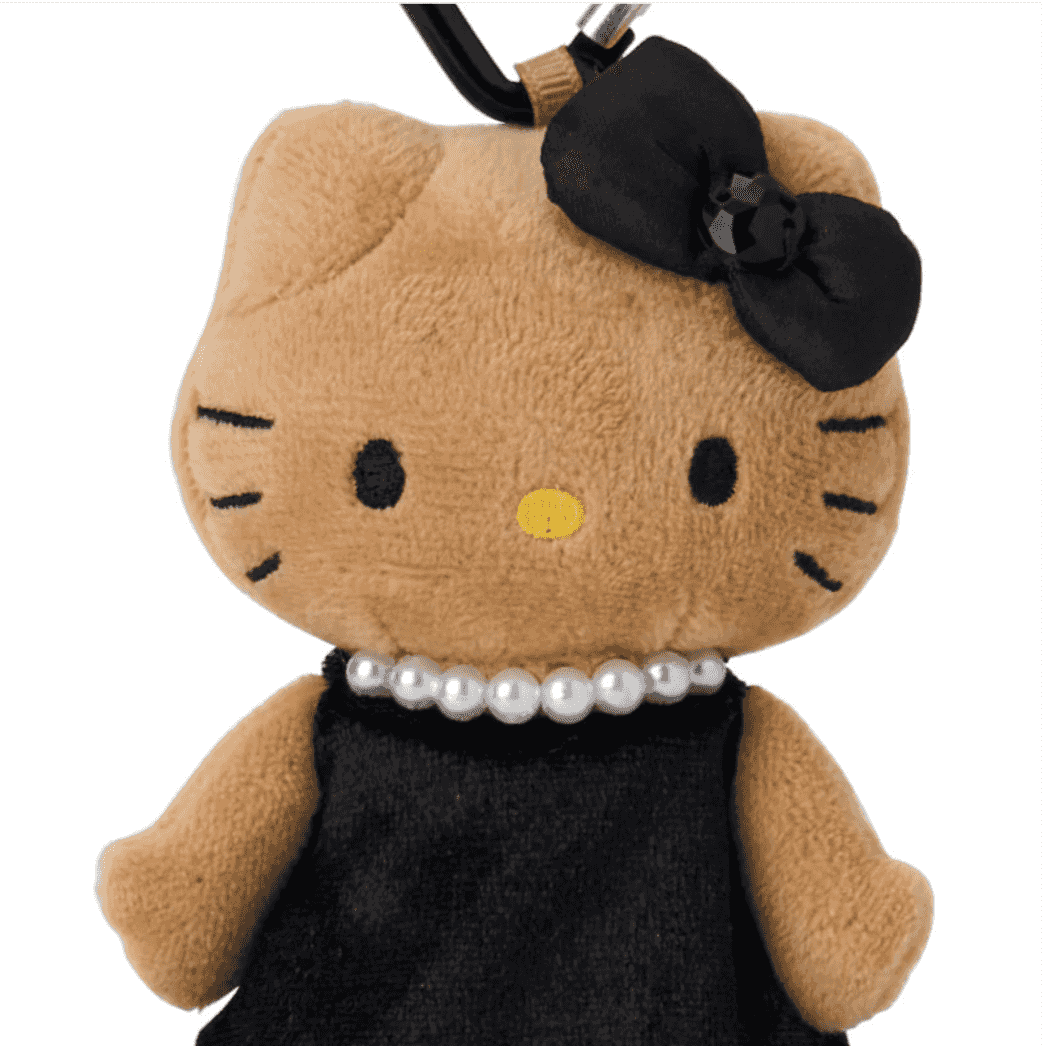 Thumbnail of Sanrio NIC Hello Kitty Style Up Plush Keychain - Sunburn Black Ver.