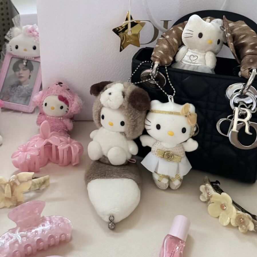 Thumbnail of Vintage Sanrio Hello Kitty Otter Mascot Charm