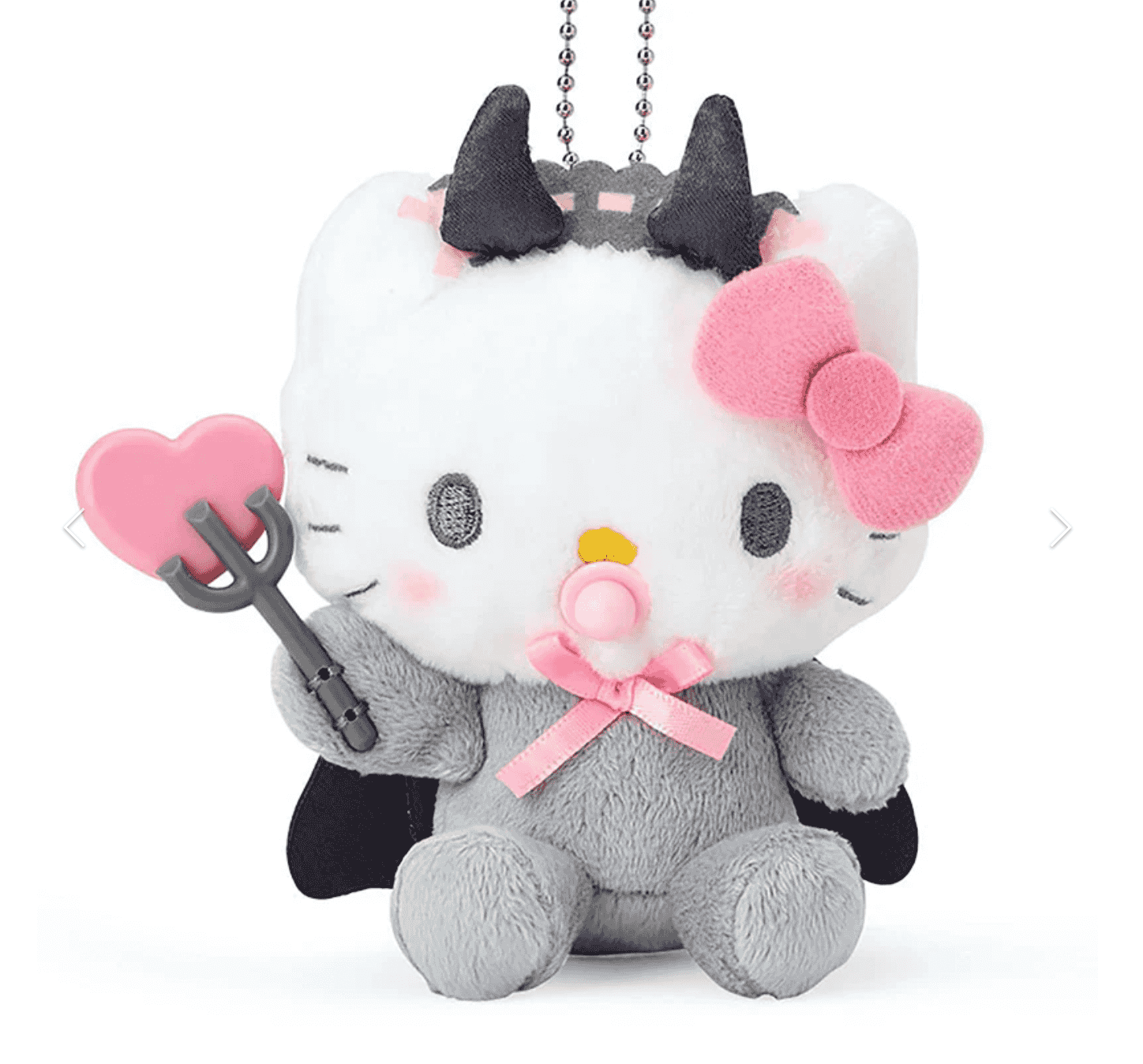 Thumbnail of Sanrio Hello Kitty Baby Devil plush pendant 