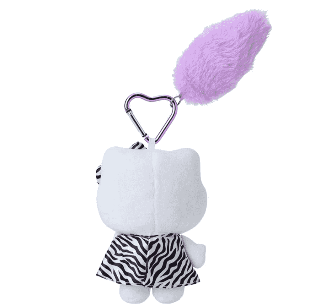 Thumbnail of Sanrio NIC Hello Kitty Tail Zebra Print Charm