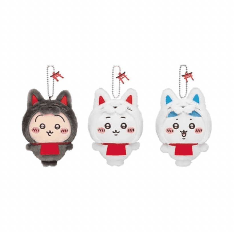 Thumbnail of Chiikawa Mogumogu Honpo Fushimi Inari Taisha Limited Mascot Holder - Hachiware