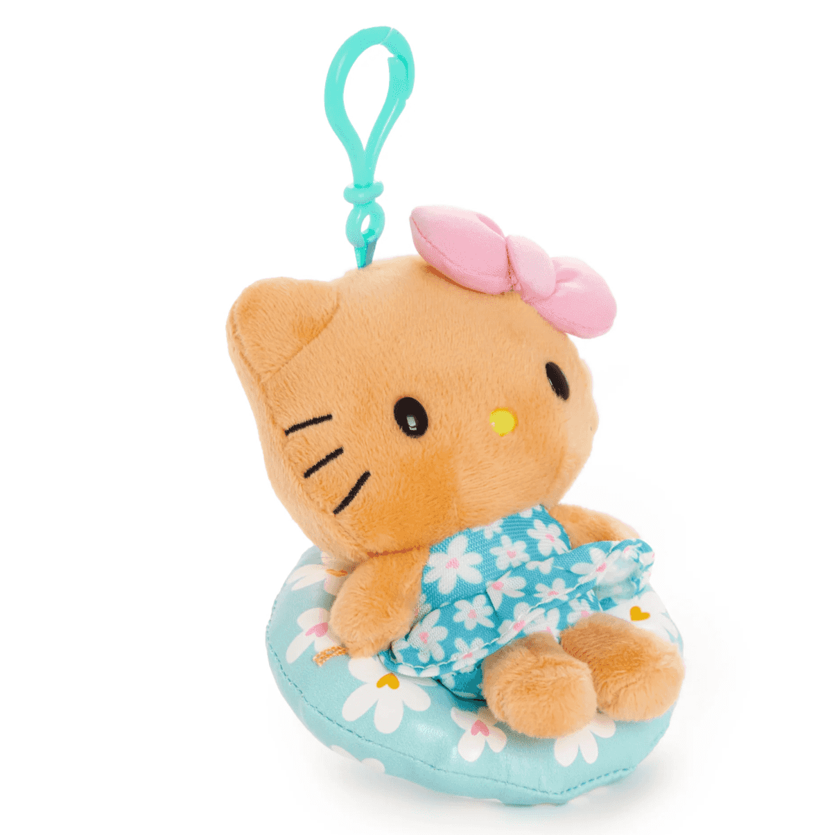Sanrio Hello Kitty Tanned Plush Mascot Clip (Summer Pool Series)