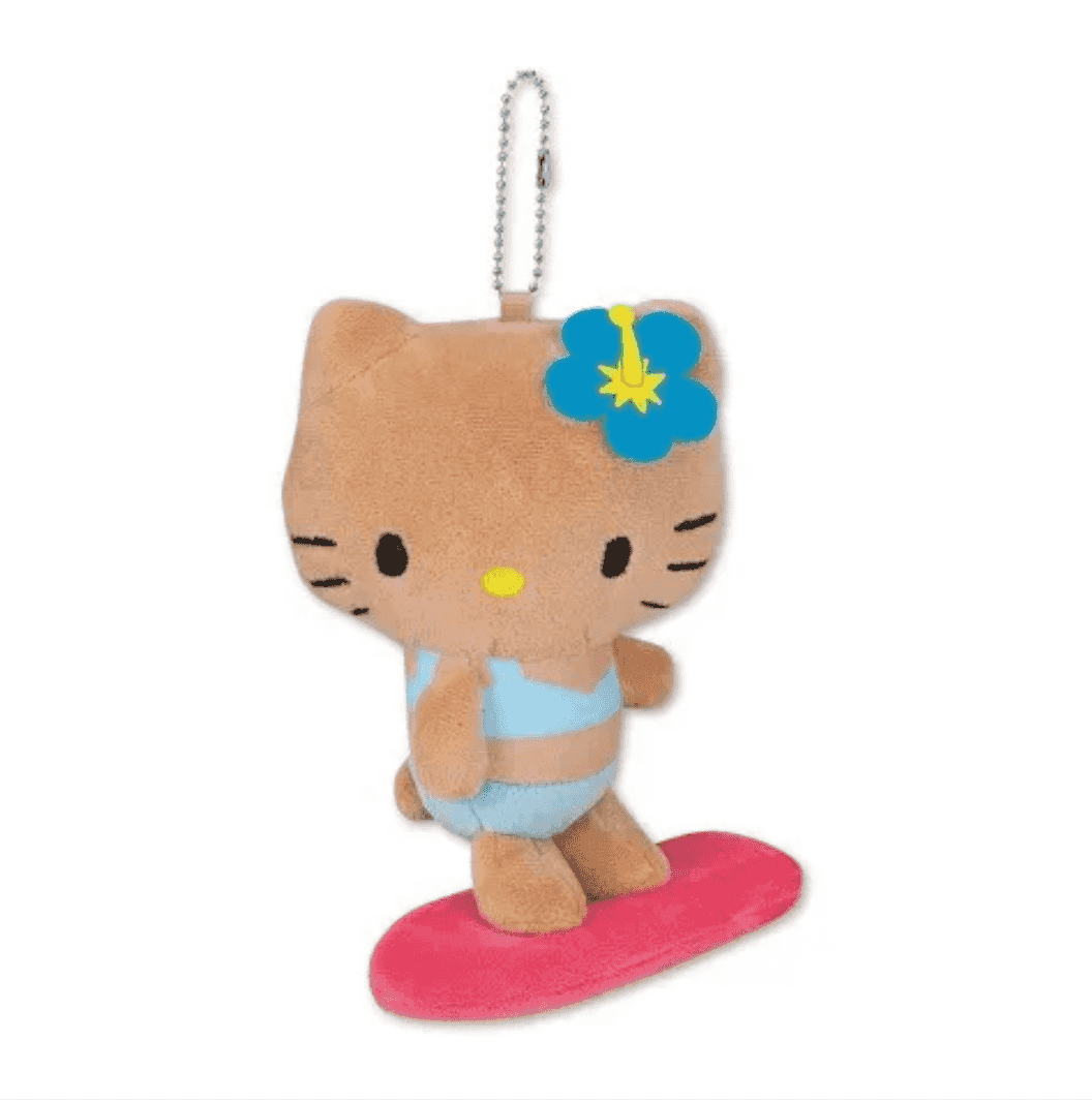 SANRIO x Avail Hello Kitty 50th Anniversary Tanned Surfboard Keychain