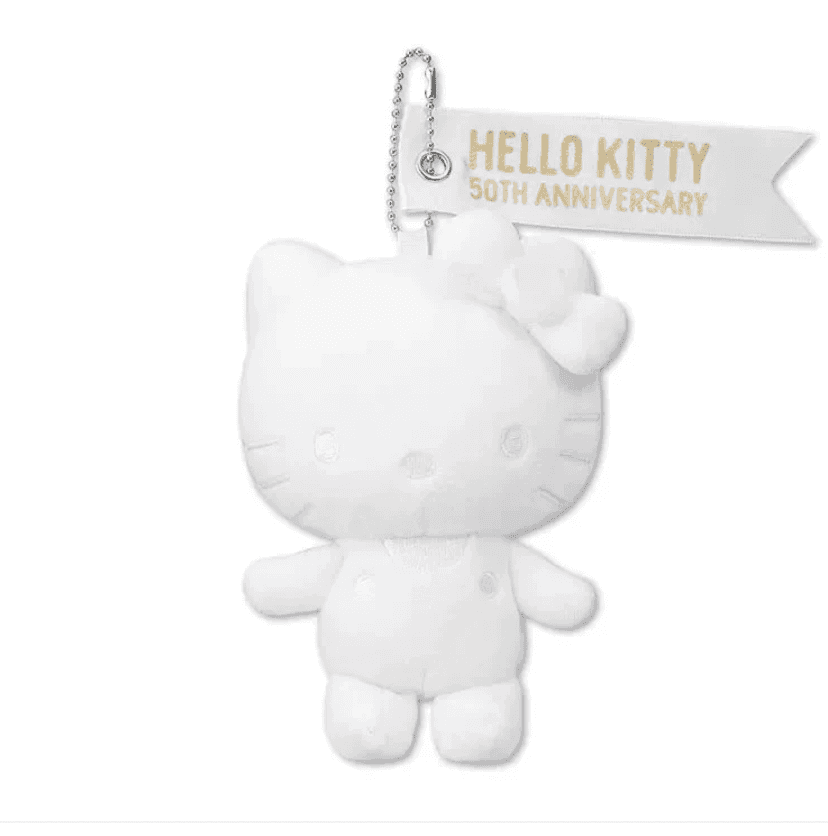 Products Collections Brands Users Logout Sanrio Avail Hello Kitty 50th Anniversary Classic Plush Charm - White